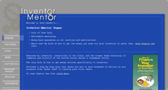 Desktop Screenshot of inventor-mentor.com